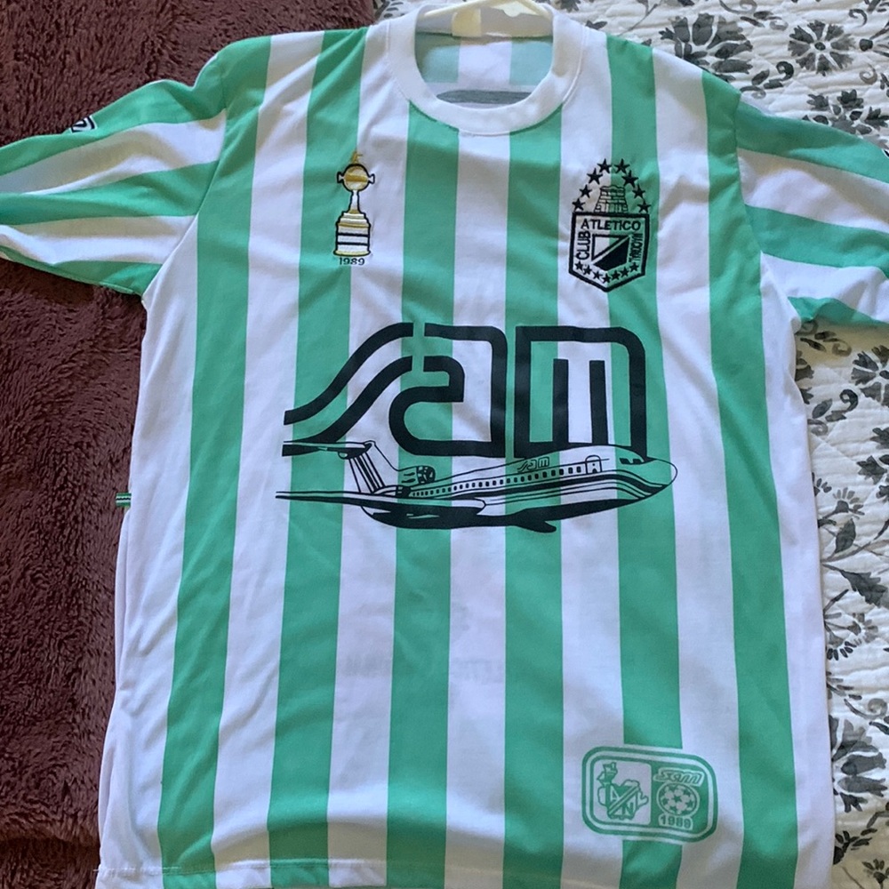 1989 Athletics Nacional Andres Escobar Jersey (Medellin Colombia)